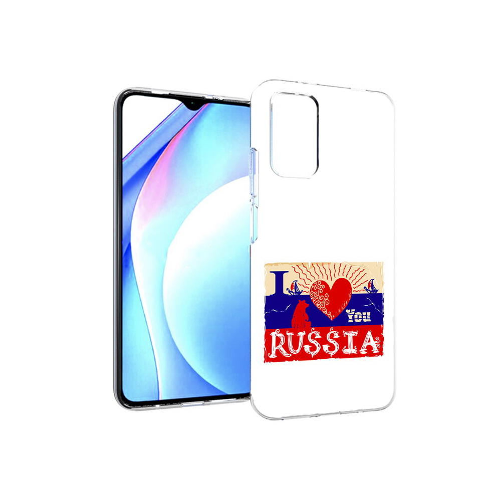 

Чехол MyPads Tocco для Xiaomi Redmi 9T Люблю Россию (PT226951.281.112), Прозрачный, Tocco