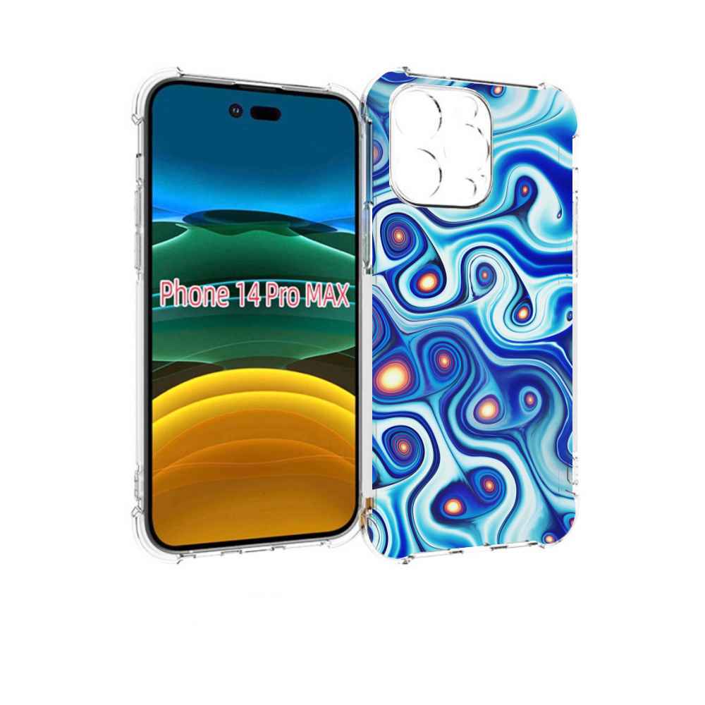 

Чехол MyPads абстрактная-текстура для iPhone 14 Pro Max, Прозрачный, Tocco