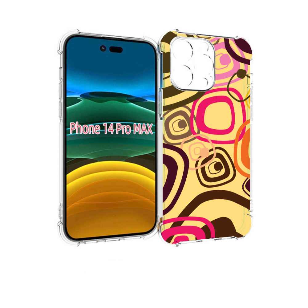 

Чехол MyPads абстракция-на-желтом-фоне для iPhone 14 Pro Max, Прозрачный, Tocco