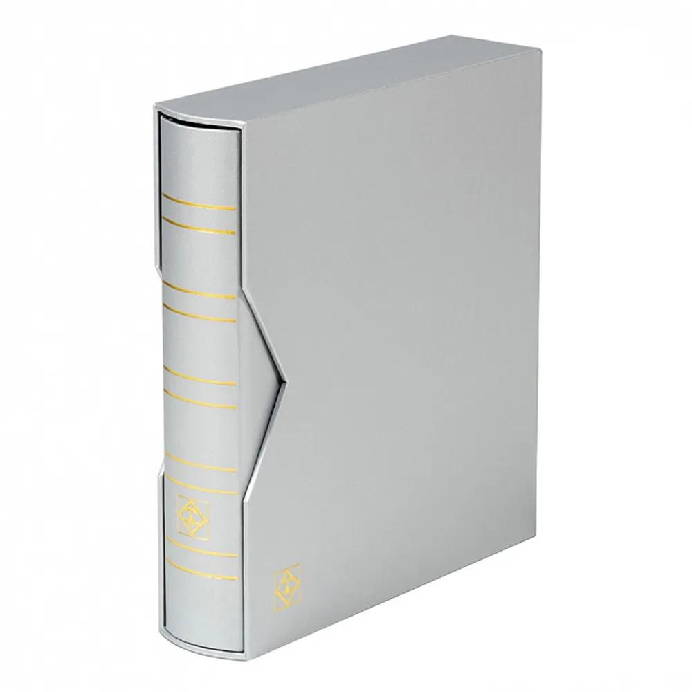 

Альбом для монет Leuchtturm 361114 Classic Silver для монет и банкнот, в футляре