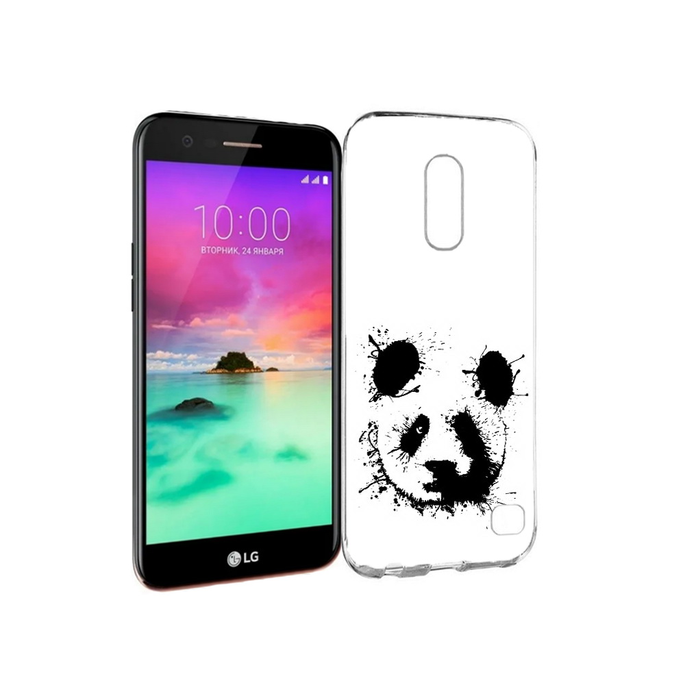 

Чехол MyPads Tocco для LG K10 (2017) клякса-панда (PT53386.73.389), Прозрачный, Tocco