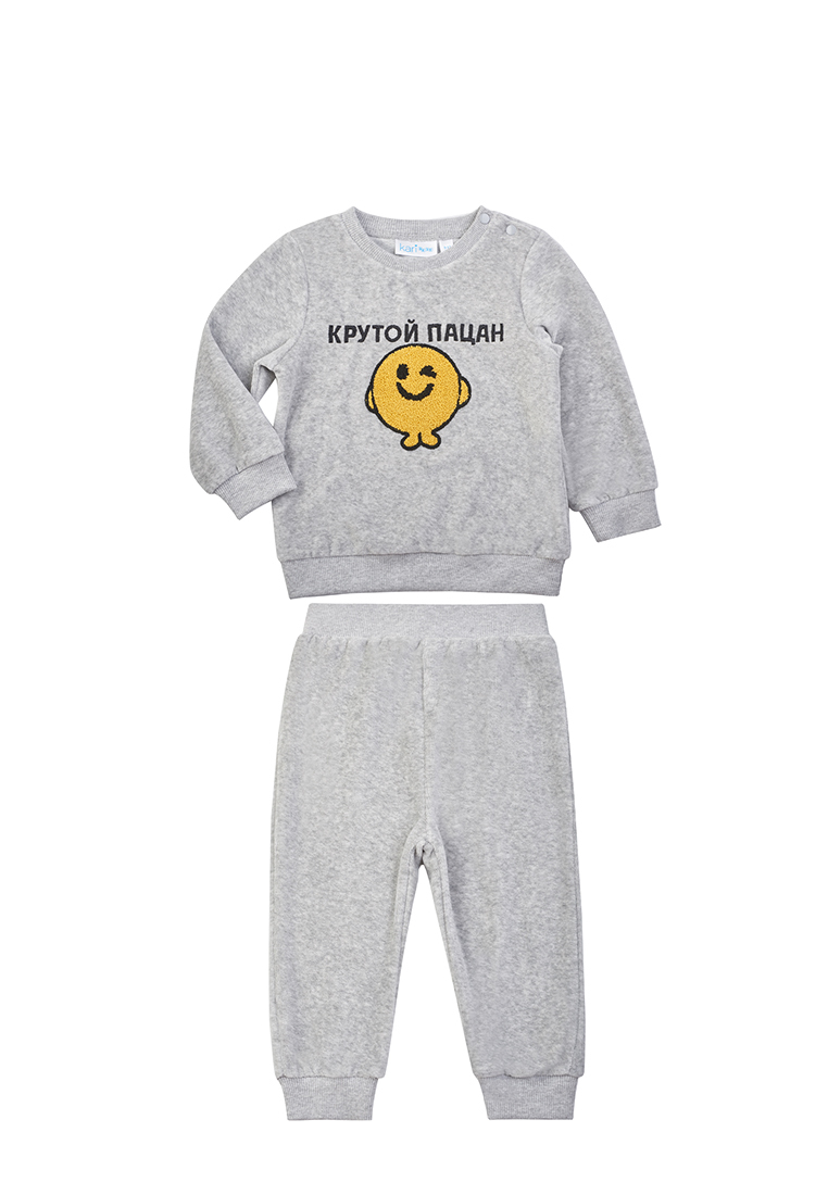 

Костюм детский Kari baby AW23B08703509, серый, 86, AW23B08703509