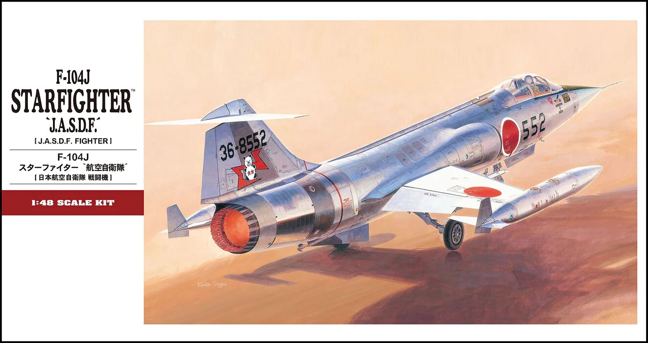 

Сборная модель Hasegawa 1/48 Самолёт F-104J Starfighter JASDF 07218