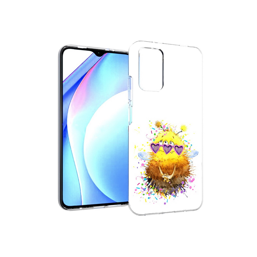 

Чехол MyPads Tocco для Xiaomi Redmi 9T Пушитый шмель (PT226951.281.143), Прозрачный, Tocco