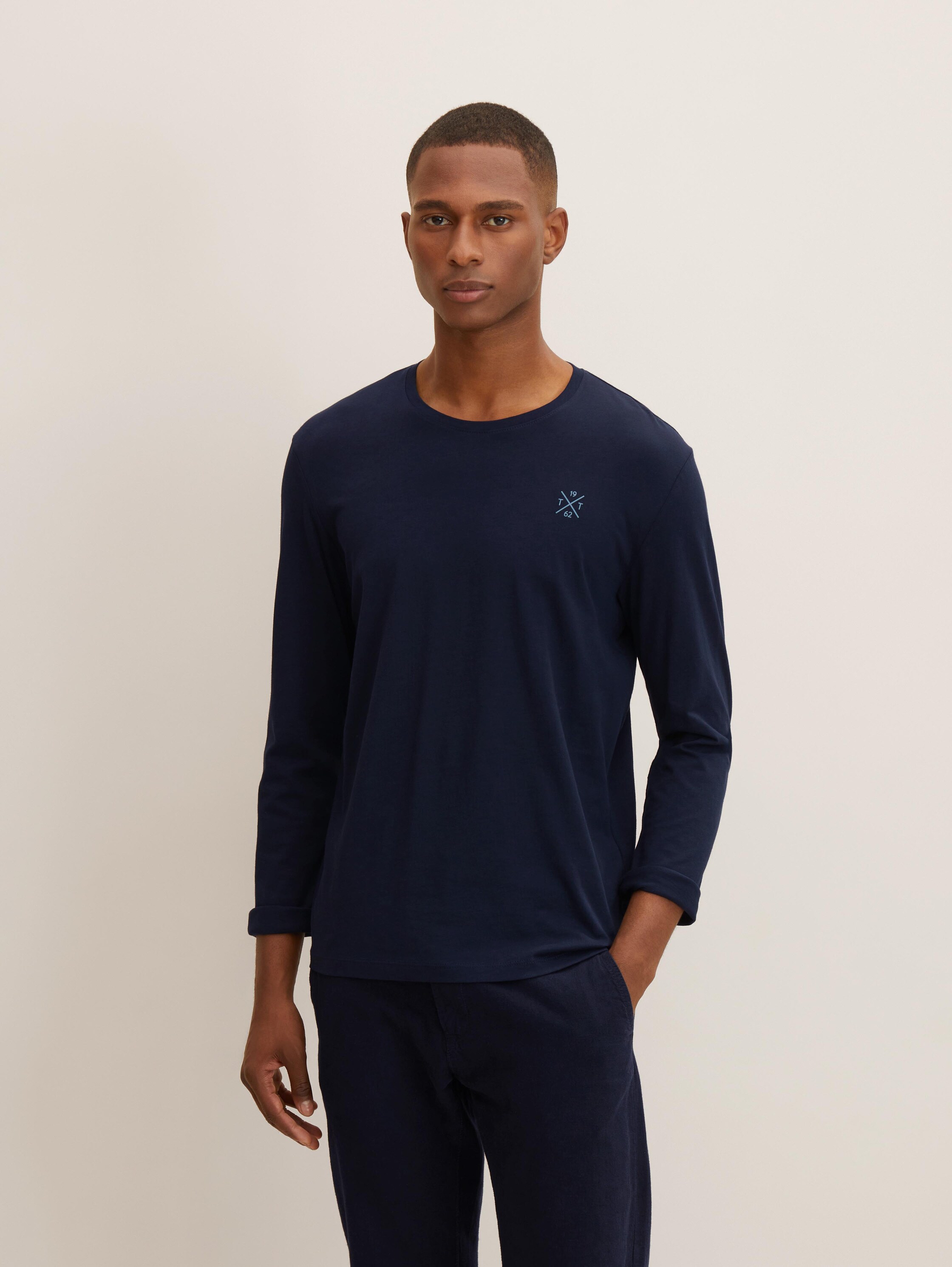 

Лонгслив мужской TOM TAILOR 1034522 синий 2XL, 1034522