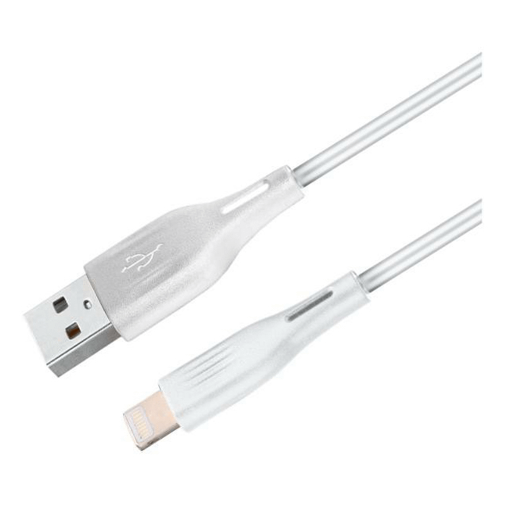 Кабель GAL  Lightning - USB 1,2 м, серебристый