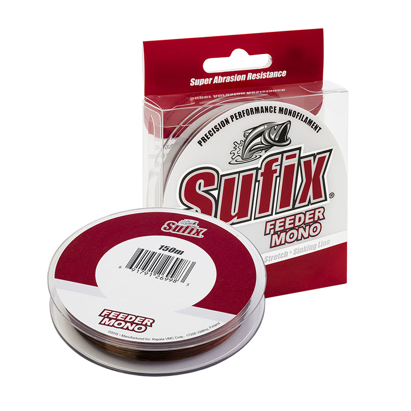 

Леска монофильная Sufix Feeder Mono 0,23 мм, 150 м, 4,4 кг, red, Красный, Feeder Mono