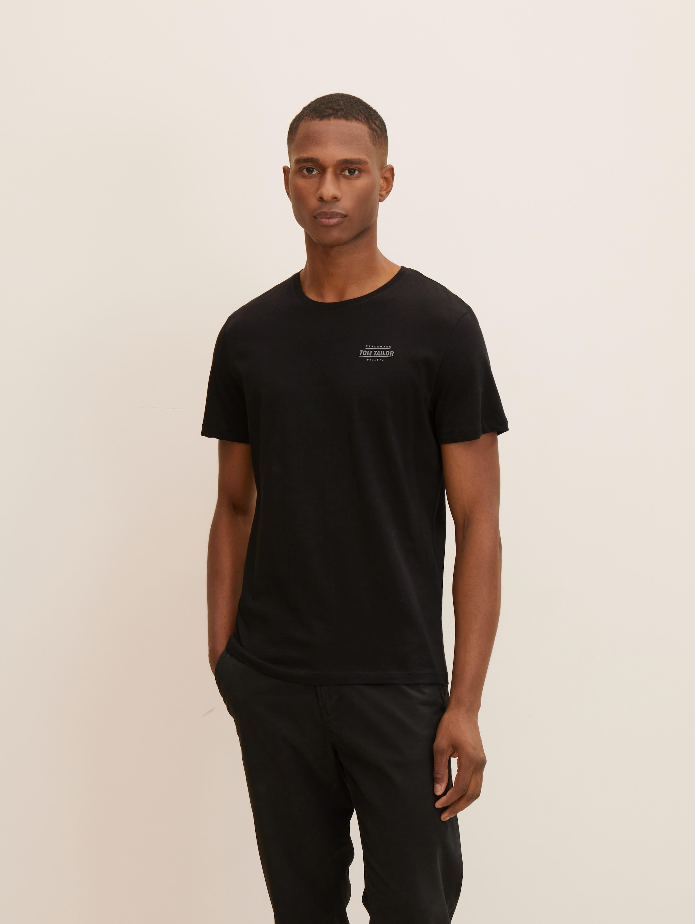

Футболка мужская TOM TAILOR 1034535 черная XL, 1034535