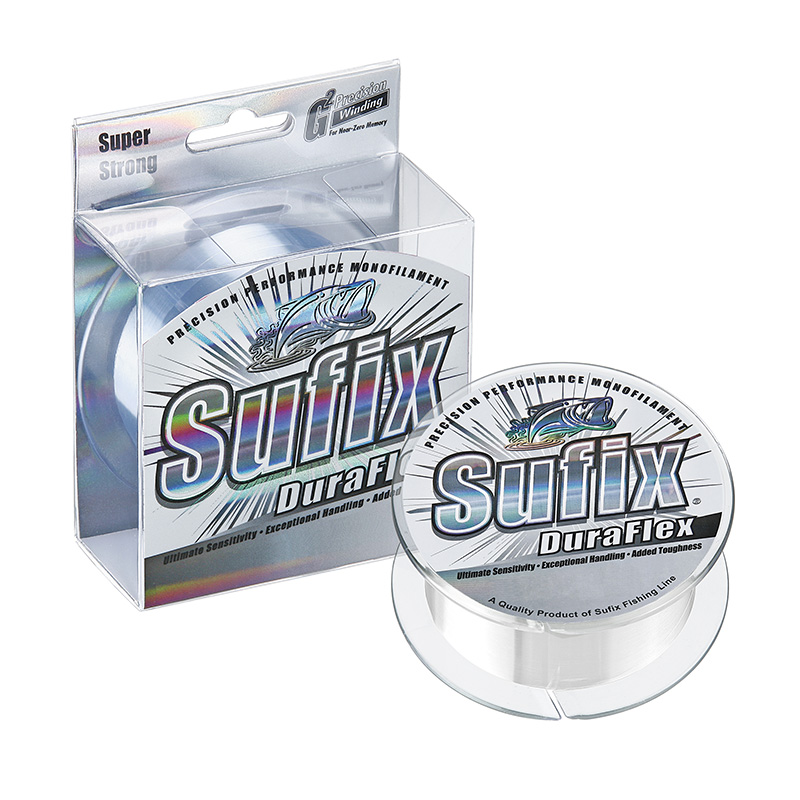 

Леска монофильная Sufix Duraflex x10 0,3 мм, 100 м, 9,7 кг, clear, Прозрачный, Duraflex x10