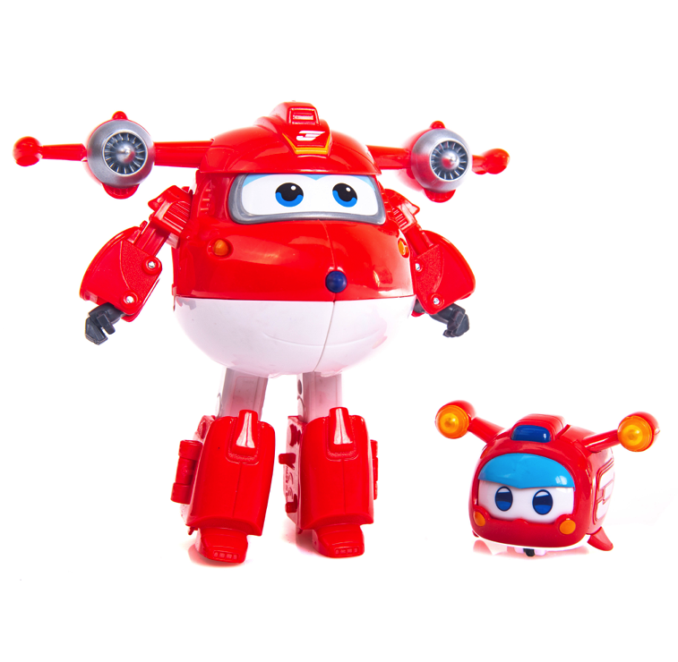 фото Игровой набор super wings трансформер заряженный джетт + супер питомец джетт eu750421