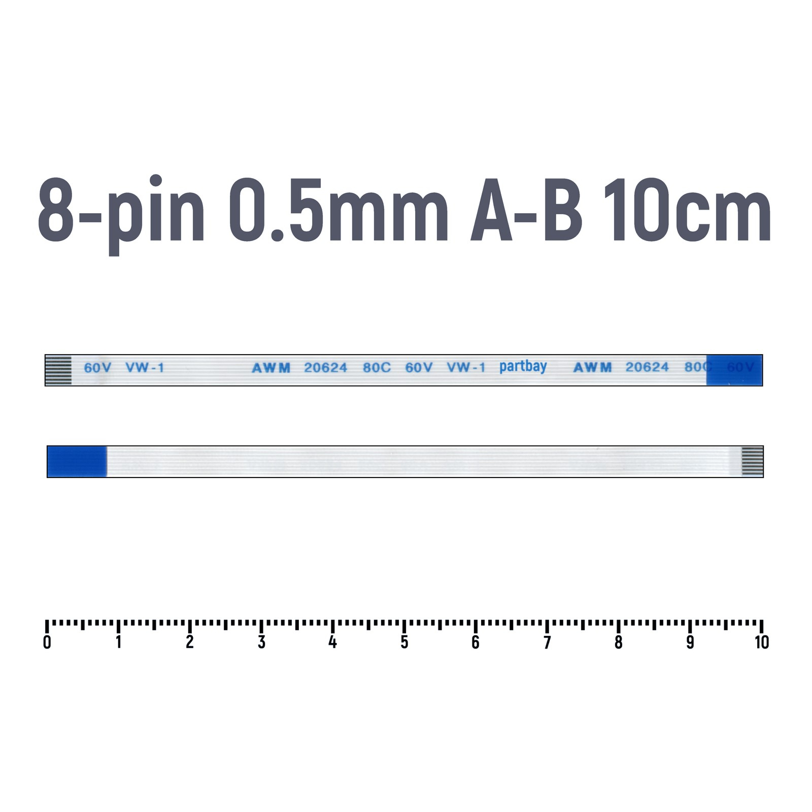 

Шлейф подключения платы LS-H323P для HP 15S-DR 15S-DU 15S-DY Серии 8-pin 0.5mm A-B 10cm L5