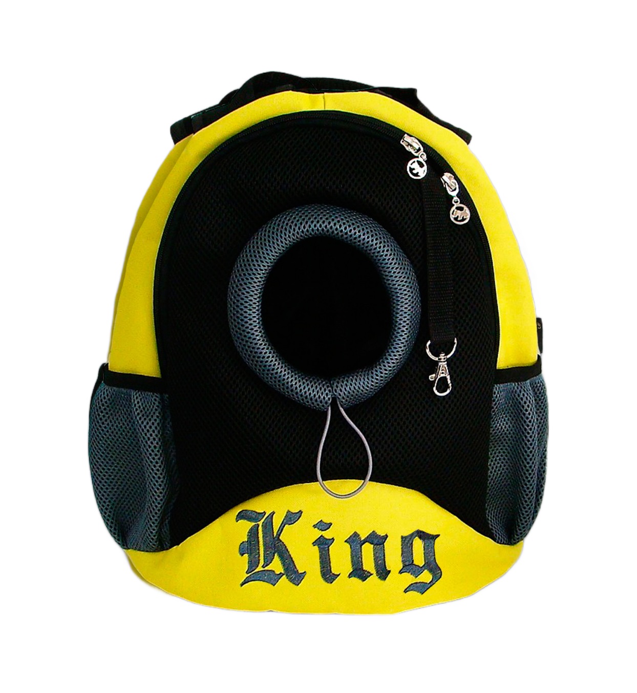 фото Рюкзак melenni стандарт king s желтый, черная сетка