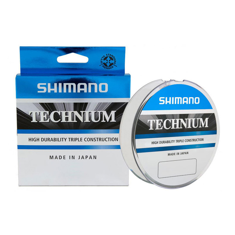 фото Леска shimano technium 200 м черная 0.205 мм 3.8 кг tec20020