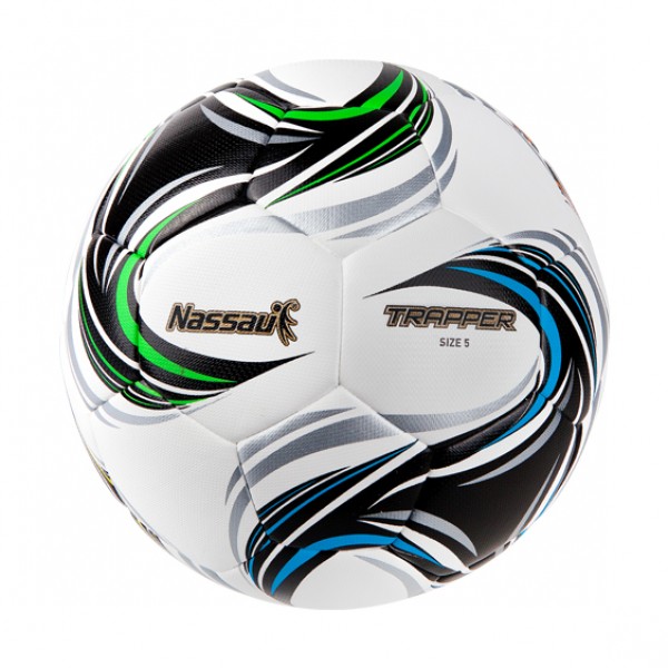 фото Футбольный мяч tuji trapper nassau sbtr-5 (5 размер) белый