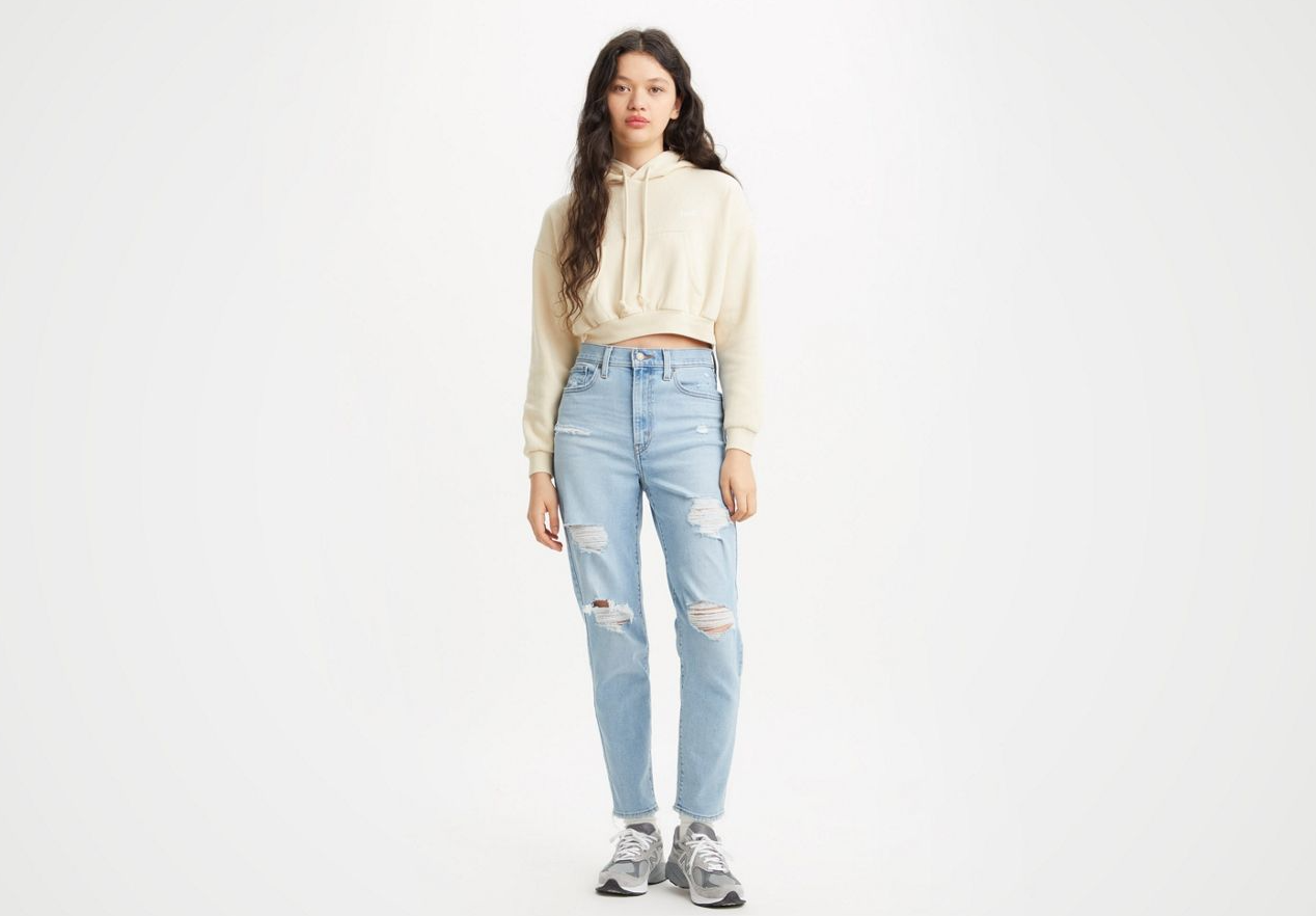 

Джинсы женские Levi's 26986-0027 синие 29-29, Синий, High-Waisted Mom Jeans