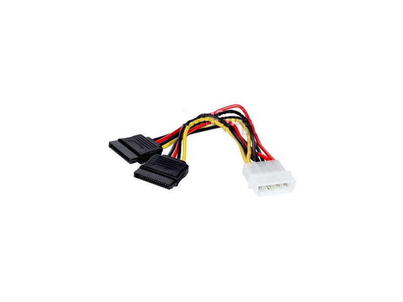 фото Аксессуар переходник exegate 2xsata - molex (ide) 15cm 138935 / 131433