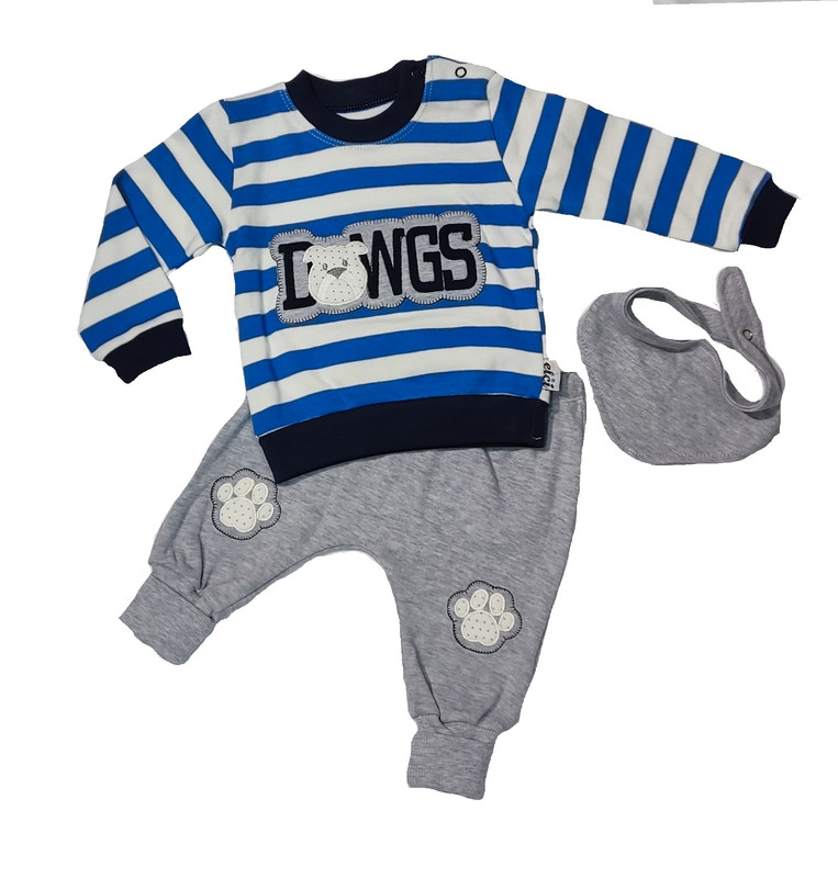

Костюм детский Elcybaby 6231, серый, 62, 6231