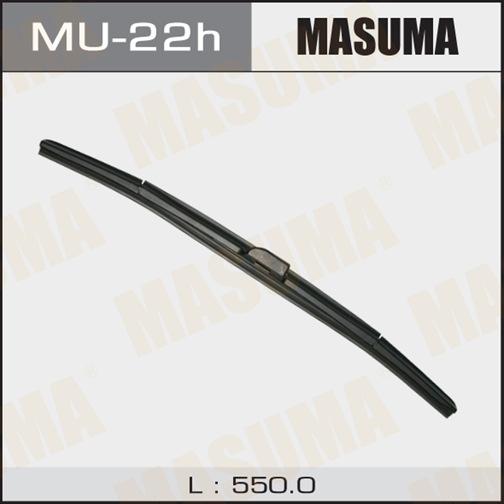

Щетка стеклоочистителя (550мм) БОКОВОЕ КРЕПЛЕНИЕ (J-hook) MASUMA MU-22h