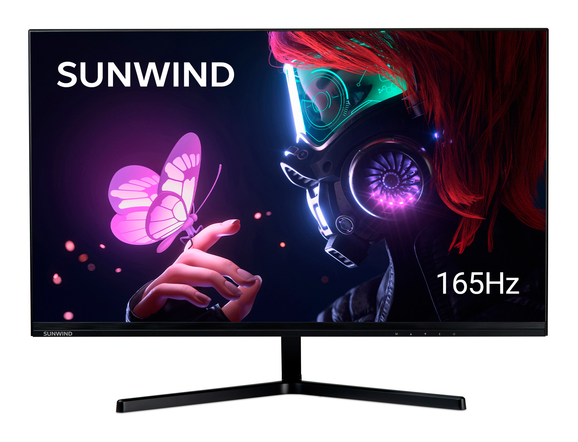 

23.8" Монитор Sunwind SUN-M24BG110 черный 165Hz 1920x1080 VA, SUN-M24BG110