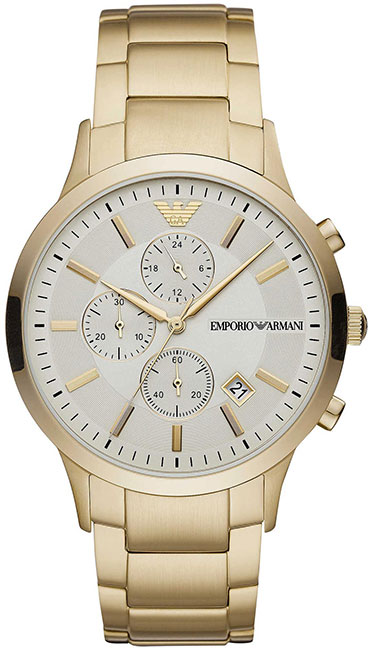 фото Наручные часы женские emporio armani ar11332 золотистые