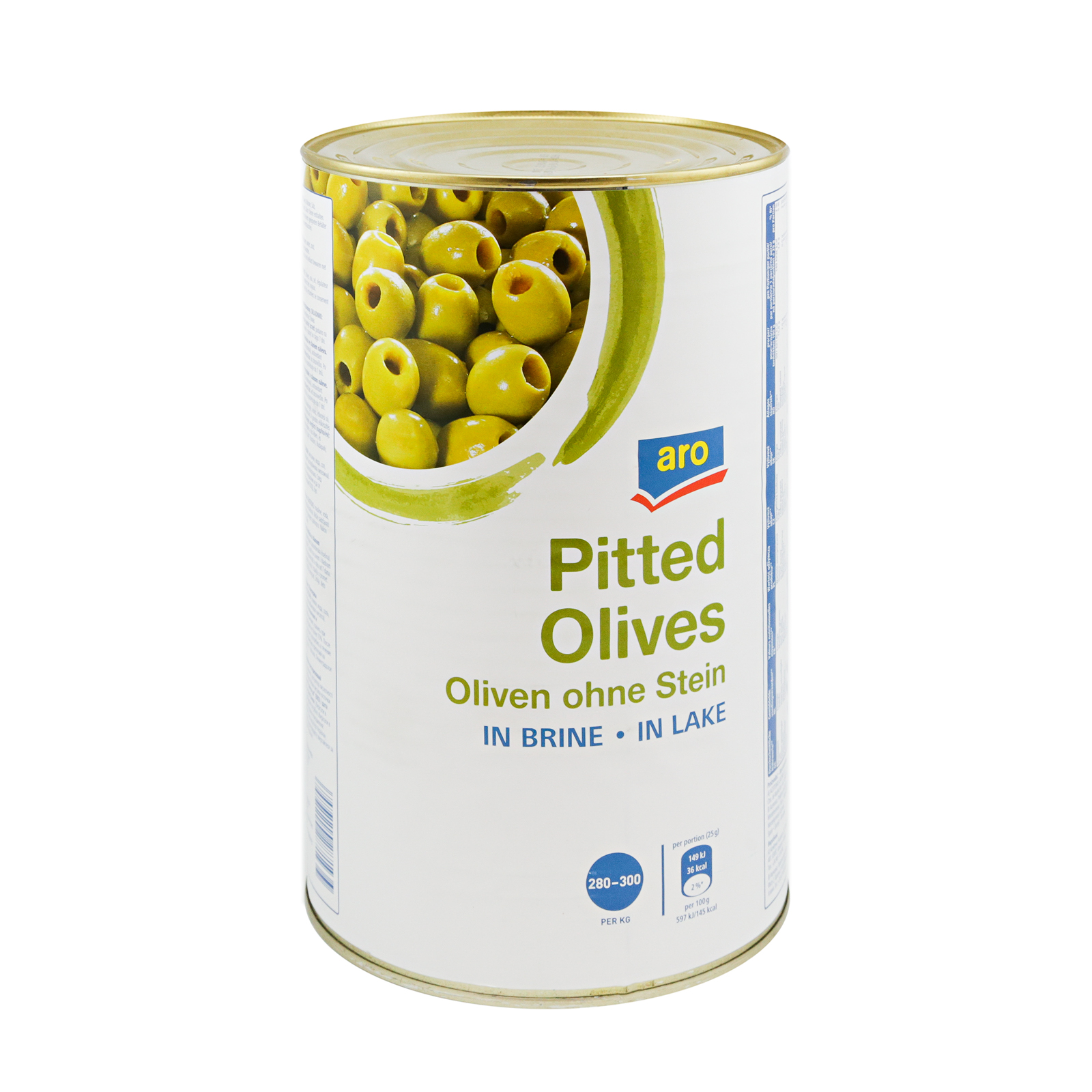 Оливки ARO зеленые без косточки 4,25 кг