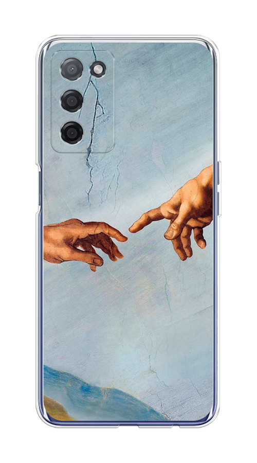 

Чехол Awog на Oppo A55 5G "Сотворение Адама", Разноцветный, 256250-9