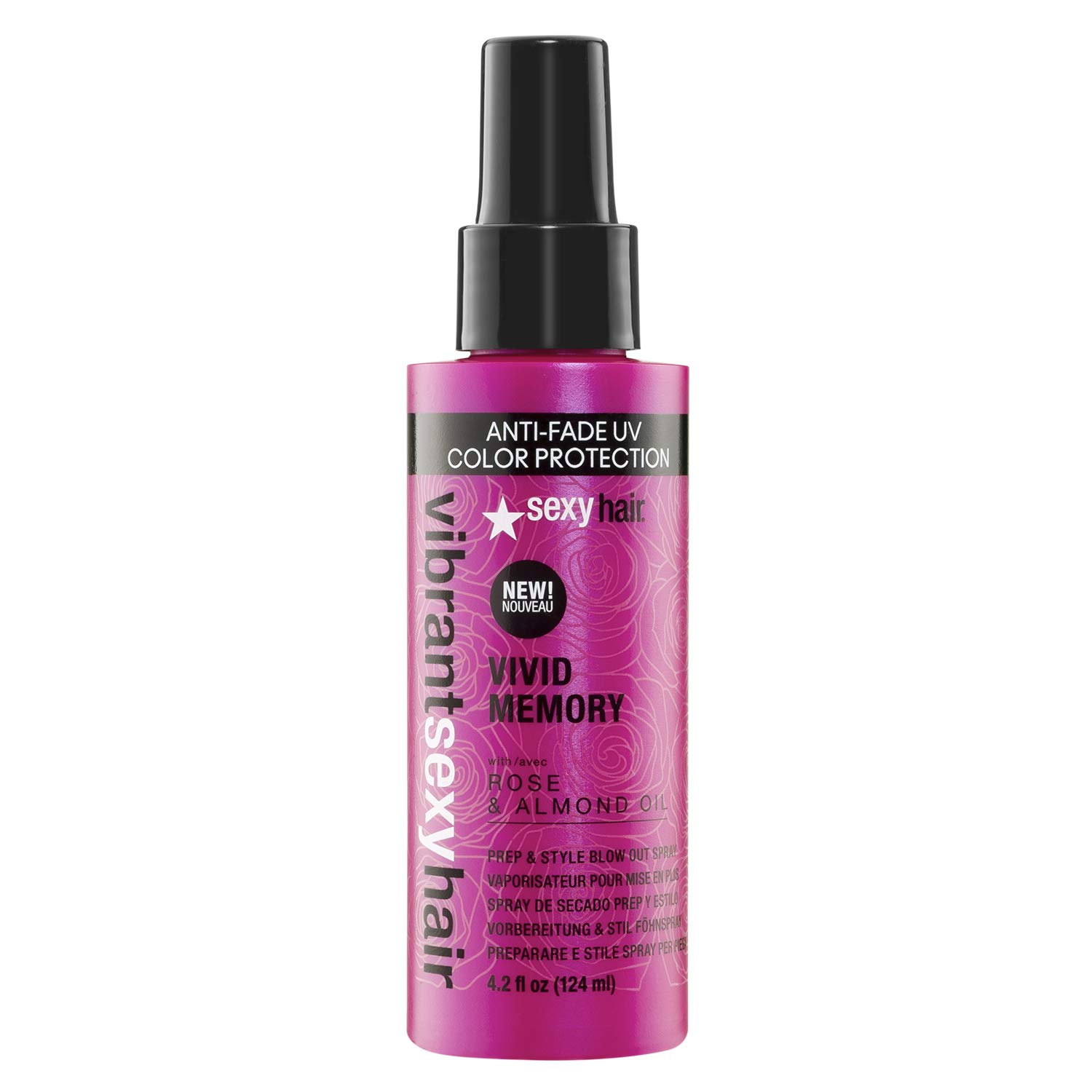 

Sexy Hair Vibrant Спрей Vivid Memory для сушки феном и защиты окрашенных волос, 124 мл