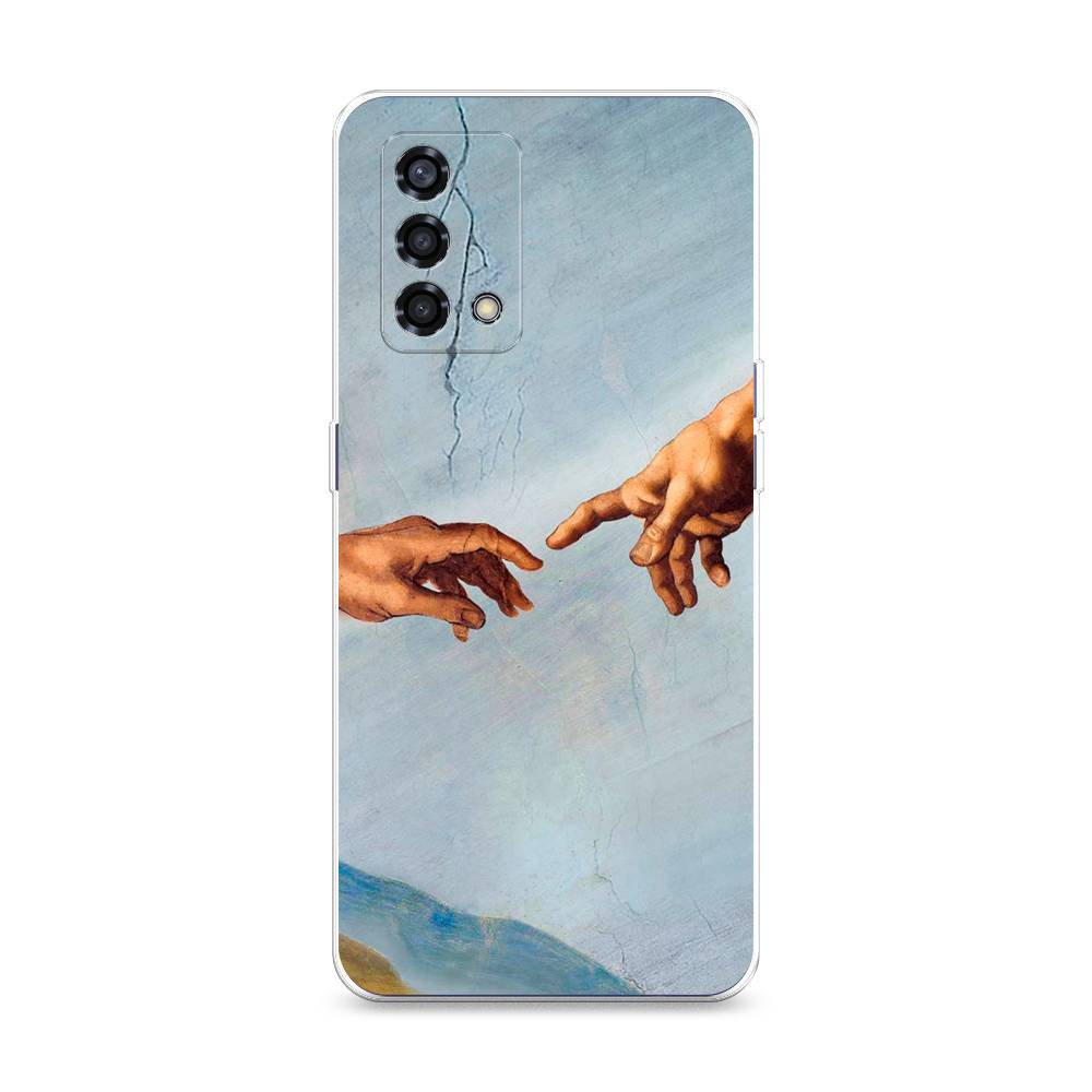 Чехол Awog на Oppo Reno 6 Lite Сотворение Адама