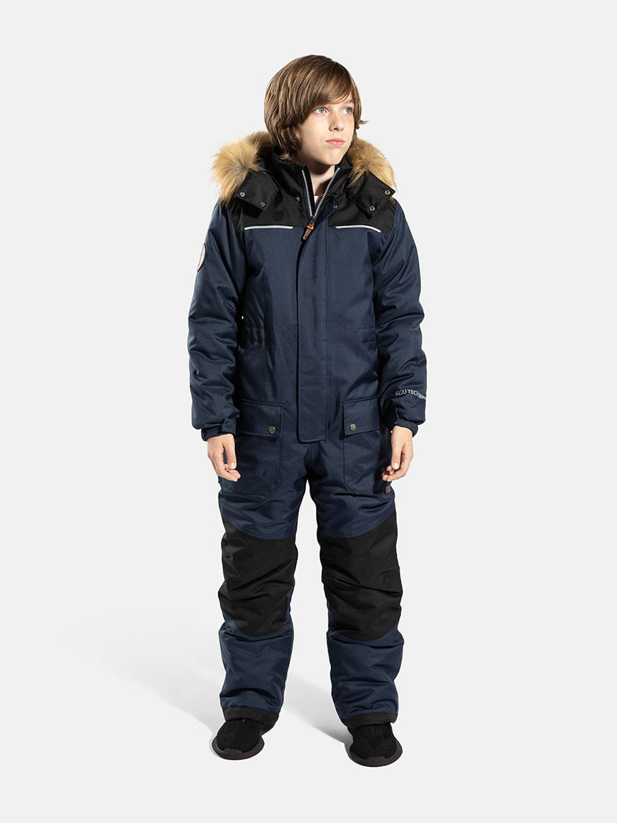

Комбинезон детский KISU W23-30602 M, 903, 170, Синий, W23-30602 M