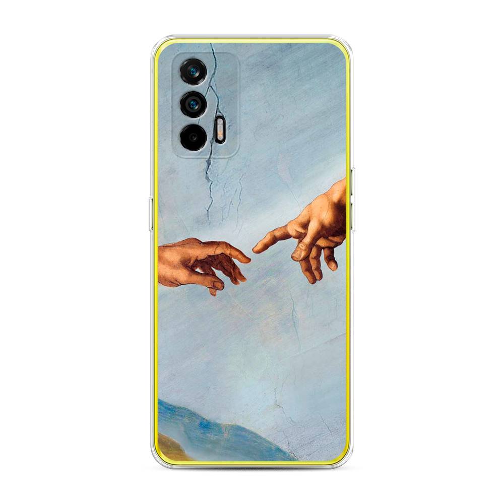 

Чехол Awog на Realme Q3 Pro "Сотворение Адама", Разноцветный, 256550-9