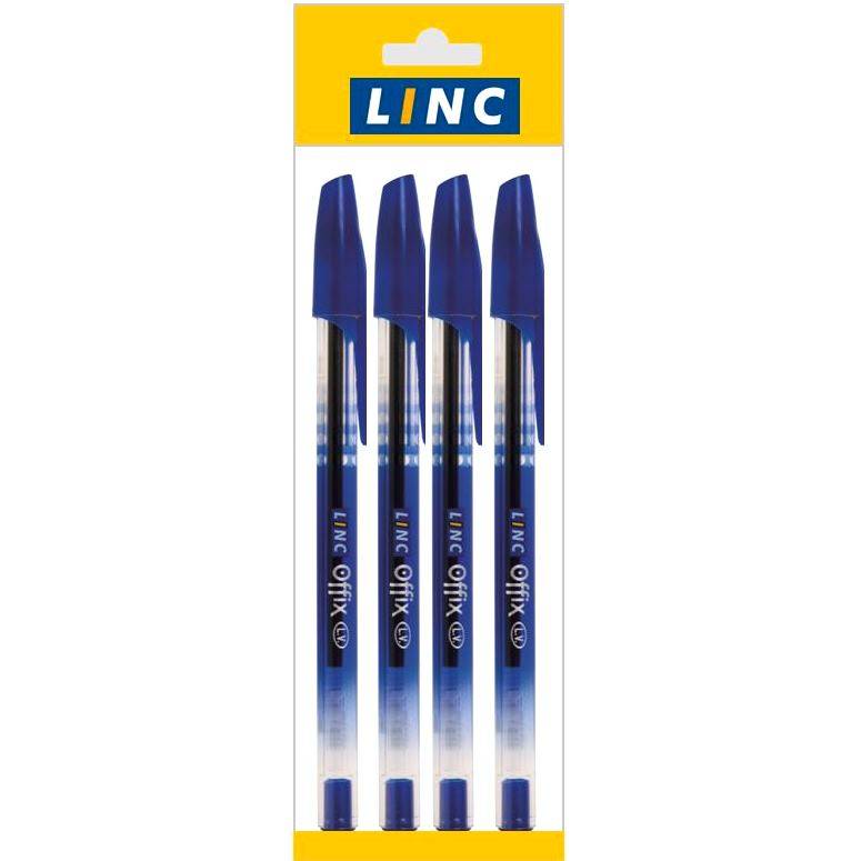 Набор ручек шариковых FranklinCovey Linc Offix 1500FW/blue/4, синие, 1 мм, 4 шт.