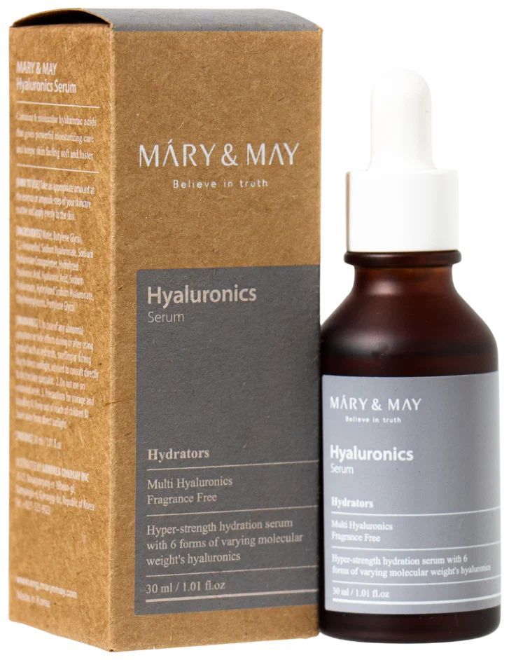 Сыворотка с гиалуроновой кислотой Mary&May Hyaluronics Serum 30 мл