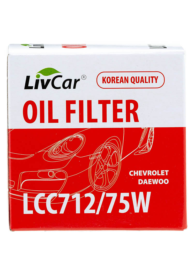 Фильтр масляный LivCar OIL FILTER LCC712/75W OPEL GM DAEWOO CHEVROLET