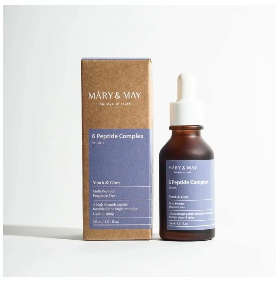 Сыворотка антивозрастная с пептидным комплексом Mary&May 6 Peptide Complex Serum 30 мл