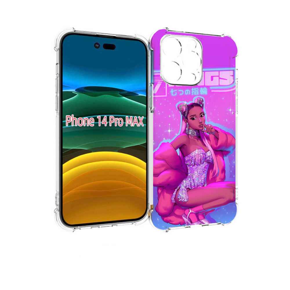 

Чехол MyPads ариана-гранде для iPhone 14 Pro Max, Прозрачный, Tocco