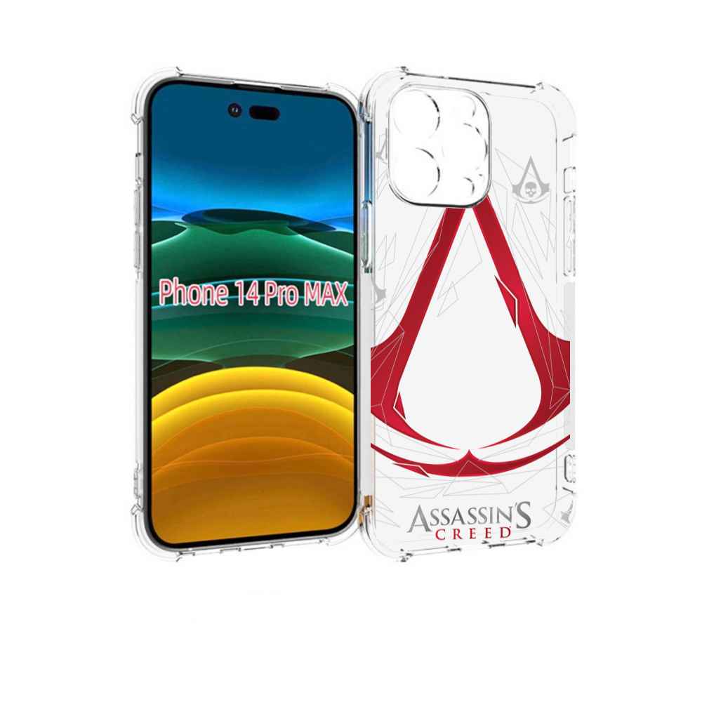 

Чехол MyPads ассасин-крид-знак для iPhone 14 Pro Max, Прозрачный, Tocco