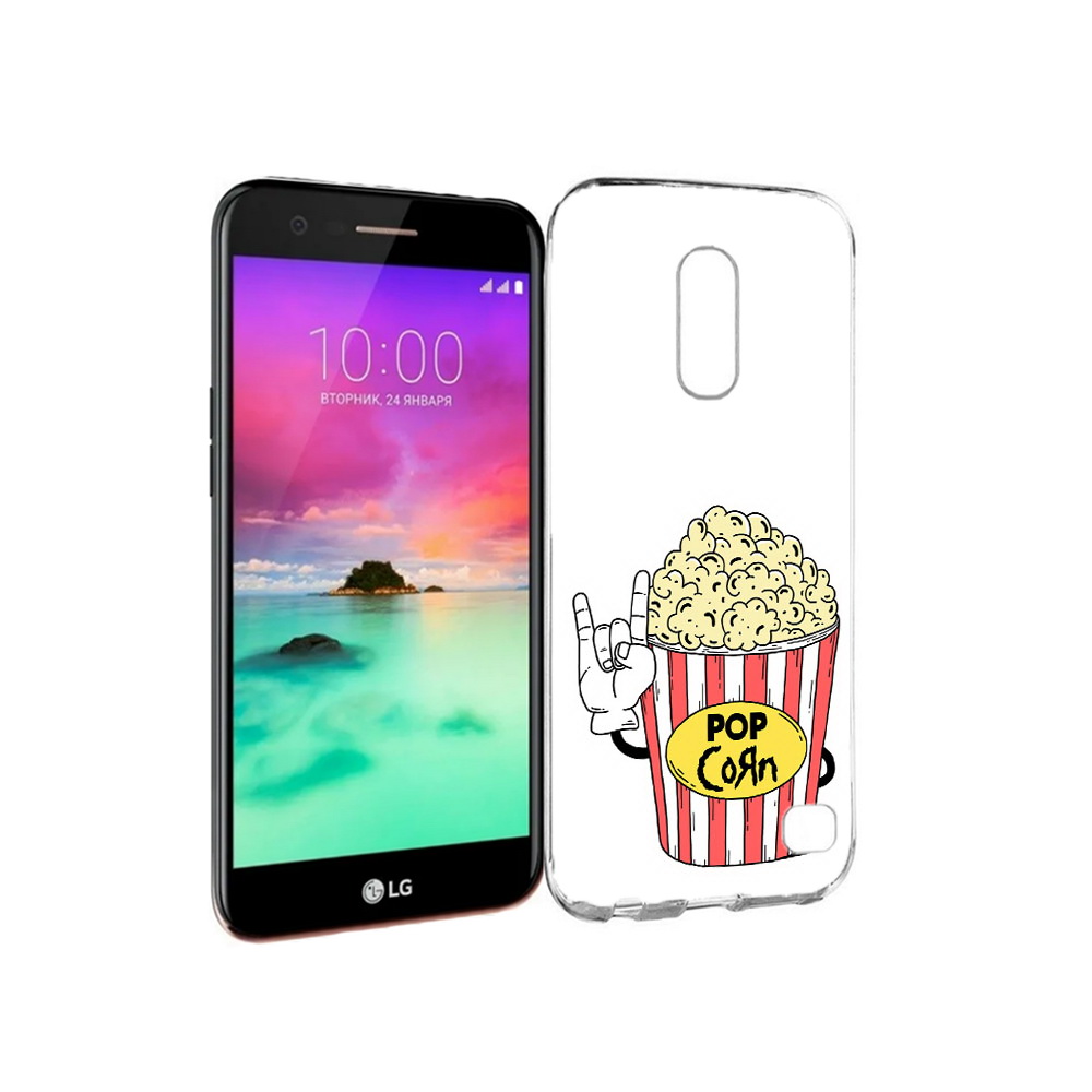 

Чехол MyPads Tocco для LG K10 (2017) крутой попкорн (PT53386.73.427), Прозрачный, Tocco
