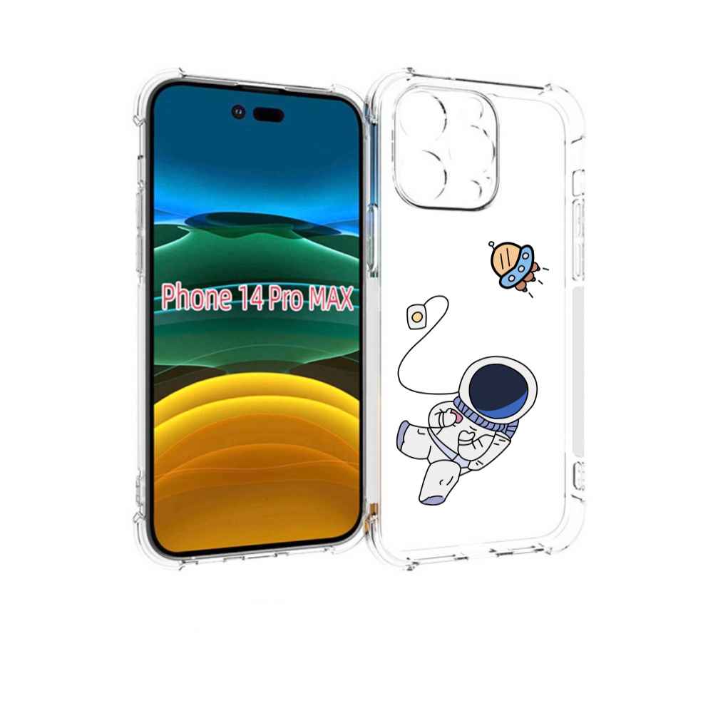 

Чехол MyPads астронавт для iPhone 14 Pro Max, Прозрачный, Tocco