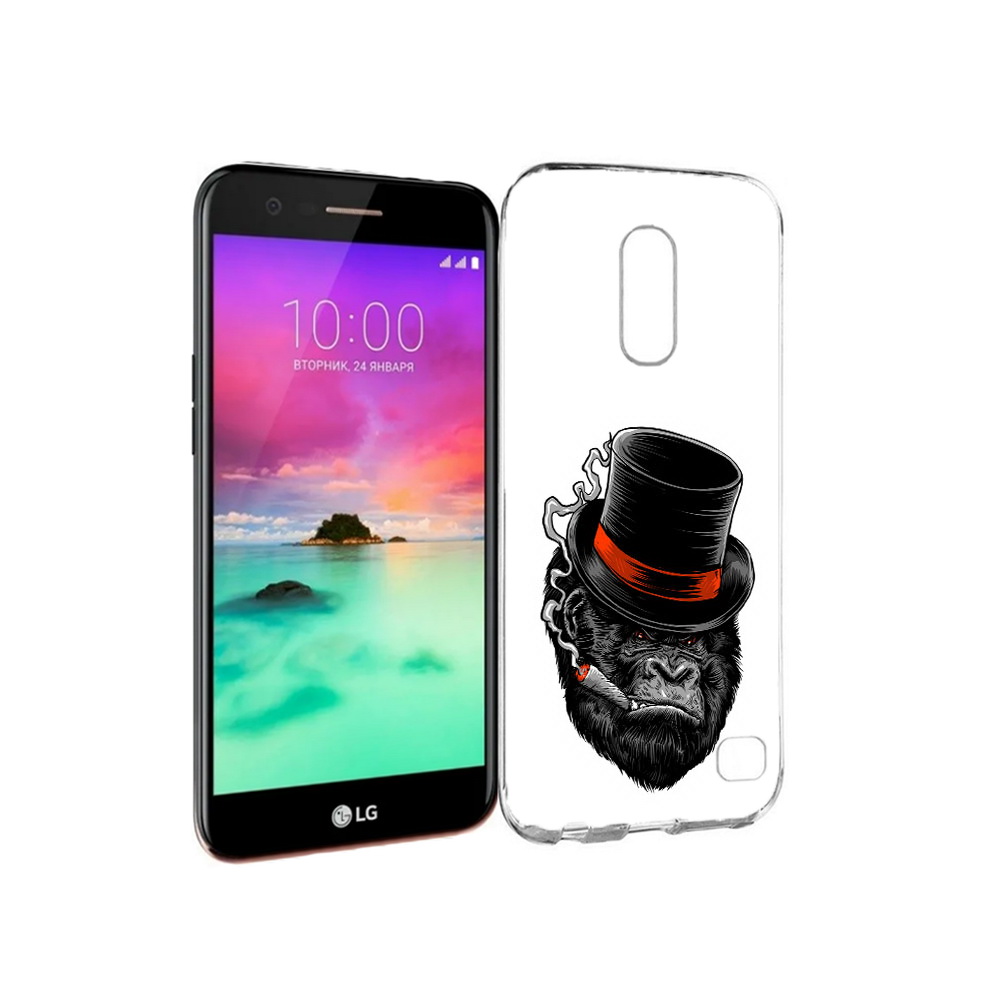 

Чехол MyPads Tocco для LG K10 (2017) дизайнерская горилла (PT53386.73.431), Прозрачный, Tocco