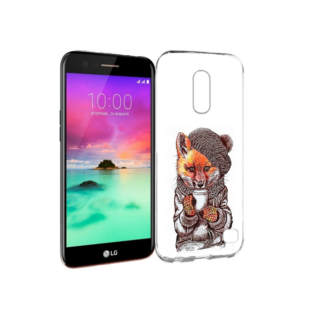 

Чехол MyPads Tocco для LG K10 (2017) лиса в шапке (PT53386.73.437), Tocco