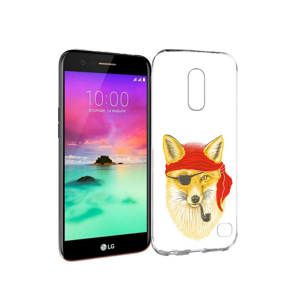 

Чехол MyPads Tocco для LG K10 (2017) лиса-пират (PT53386.73.440), Прозрачный, Tocco