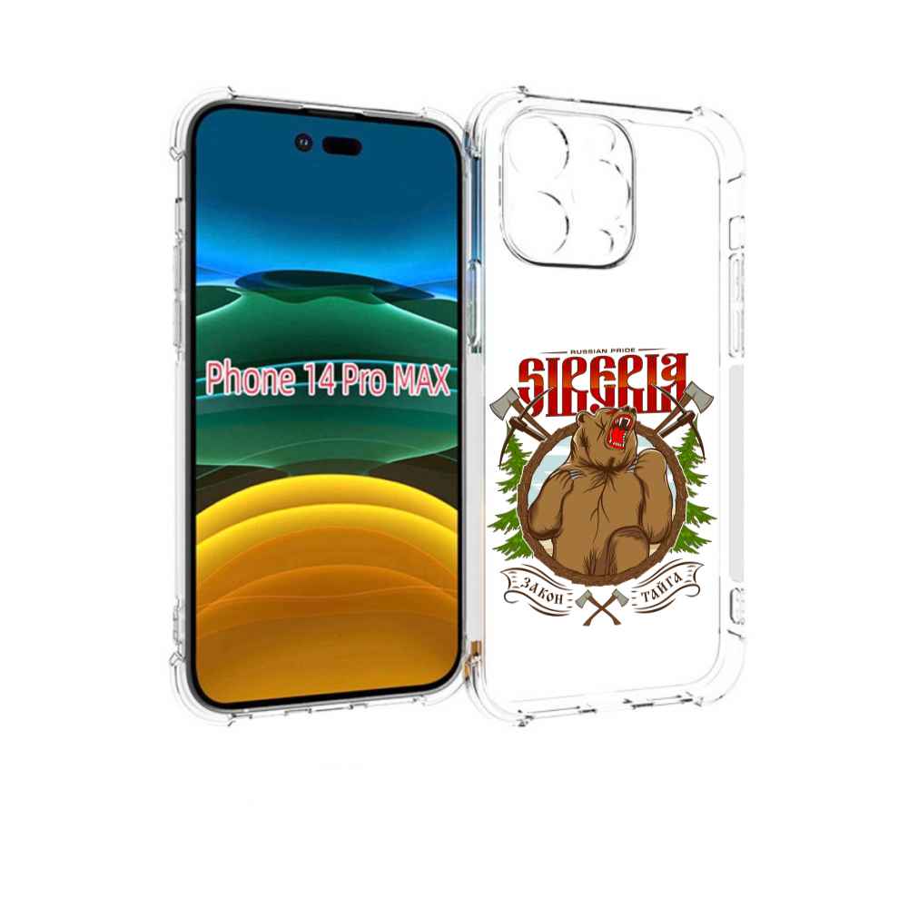 

Чехол MyPads Тайга для iPhone 14 Pro Max, Прозрачный, Tocco