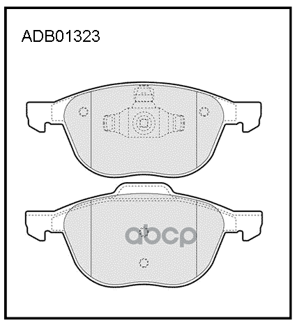 

Тормозные колодки ALLIED NIPPON передние дисковые ADB01323