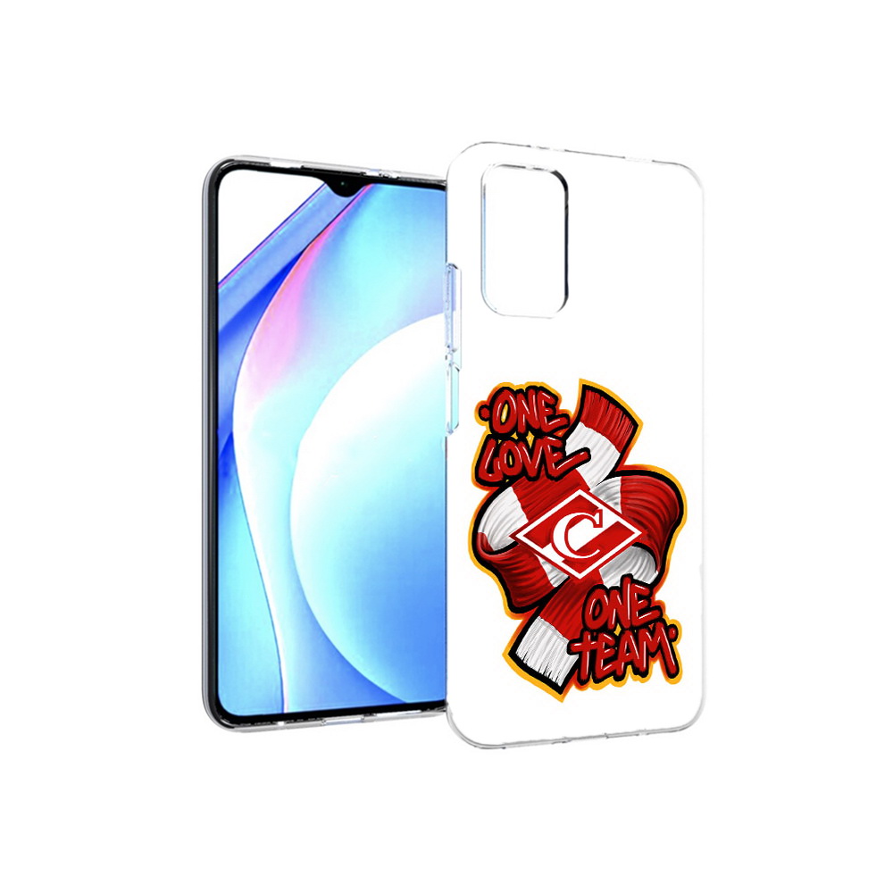 

Чехол MyPads Tocco для Xiaomi Redmi 9T ФК спарак 1 любовь (PT226951.281.184), Прозрачный, Tocco
