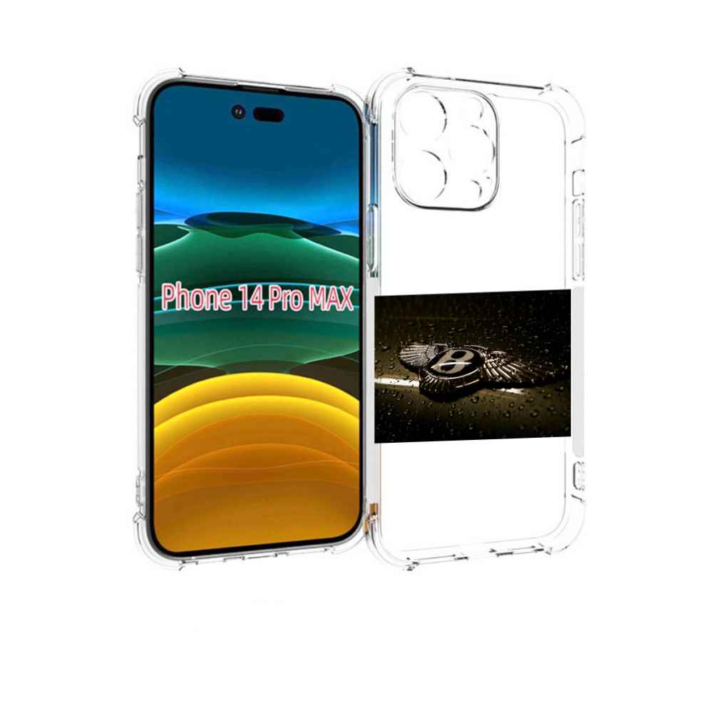 

Чехол MyPads bentley 2 мужской для iPhone 14 Pro Max, Прозрачный, Tocco