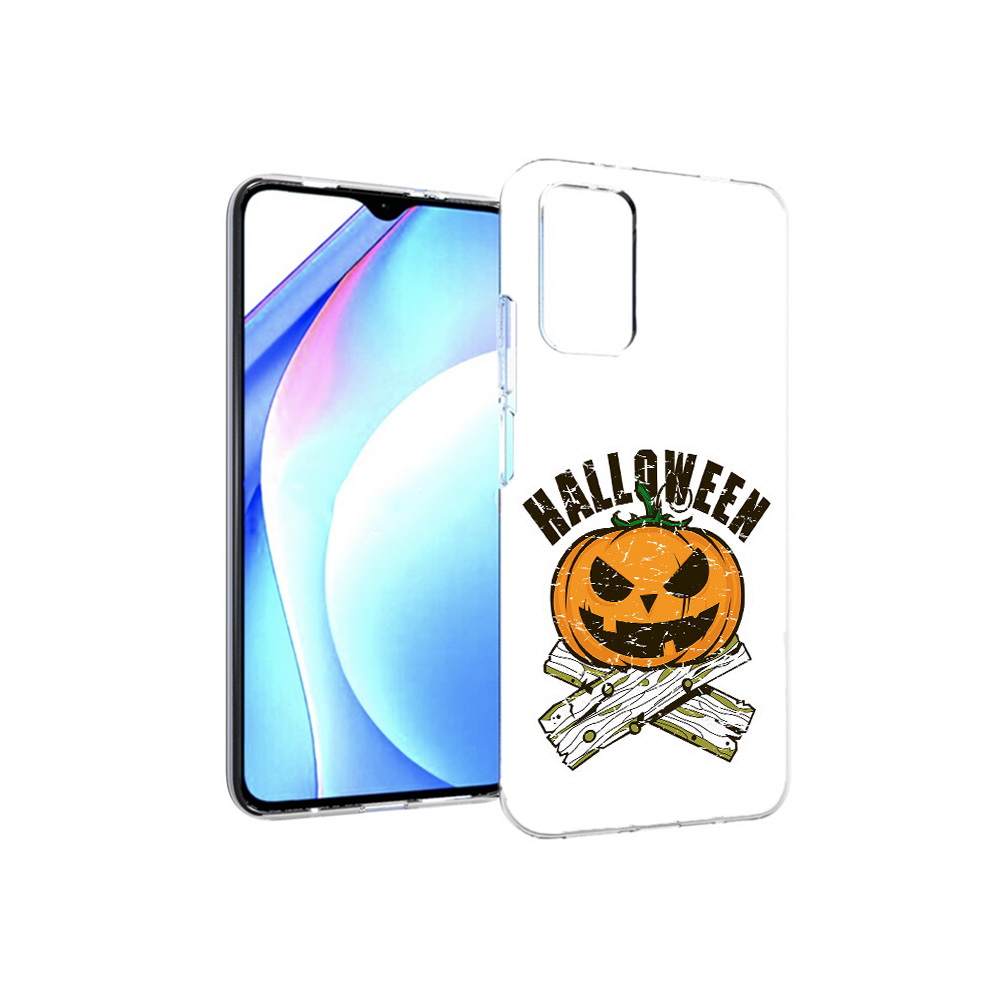 

Чехол MyPads Tocco для Xiaomi Redmi 9T Хэллоуин доски тыква (PT226951.281.194), Прозрачный, Tocco
