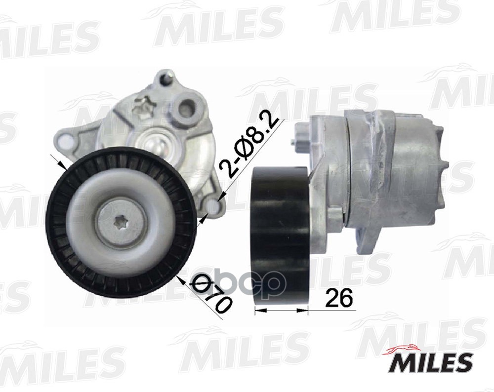 

Натяжитель Ремня Приводного Mb W210/211/202/203/Vito Om 611 98- Ag00297 Miles AG00297