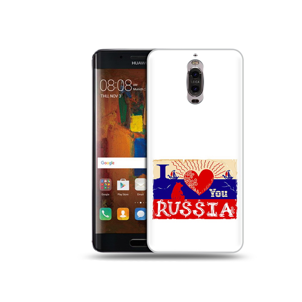 

Чехол MyPads Tocco для Huawei Mate 9 Pro Люблю Россию (PT50613.55.112), Прозрачный, Tocco