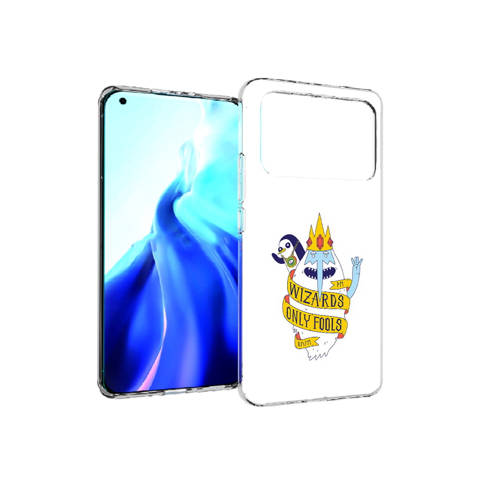 

Чехол MyPads Tocco для Xiaomi Mi 11 Ultra время приключений снежный король, Прозрачный, Tocco