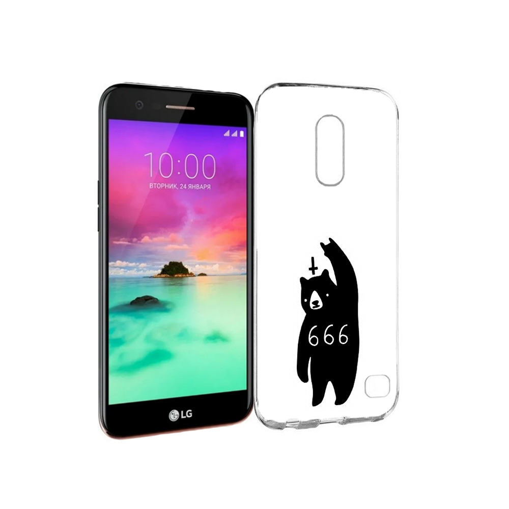 

Чехол MyPads Tocco для LG K10 (2017) медведь 666 (PT53386.73.462), Прозрачный, Tocco